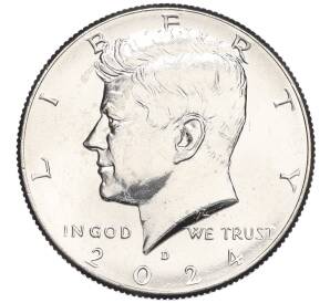 1/2 доллара (50 центов) 2024 года D США