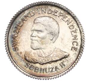 5 центов 1968 года Свазиленд «Независимость»