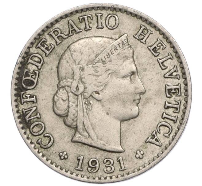 Монета 5 раппенов 1931 года Швейцария (Артикул K12-08232)