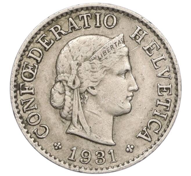 Монета 5 раппенов 1931 года Швейцария (Артикул K12-08237)