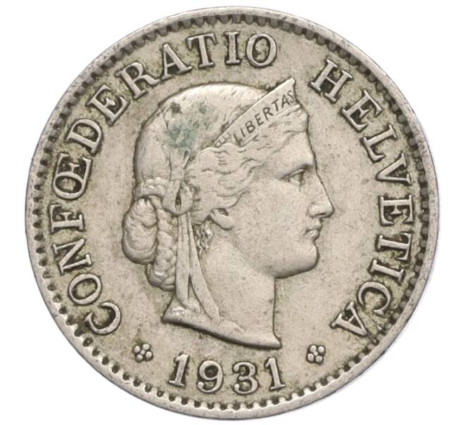 Монета 5 раппенов 1931 года Швейцария (Артикул K12-08238)