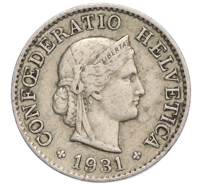 Монета 5 раппенов 1931 года Швейцария (Артикул K12-08240)