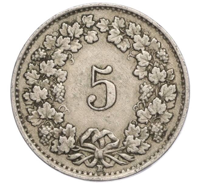 Монета 5 раппенов 1931 года Швейцария (Артикул K12-08240)