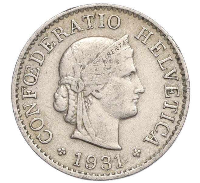 Монета 5 раппенов 1931 года Швейцария (Артикул K12-08244)