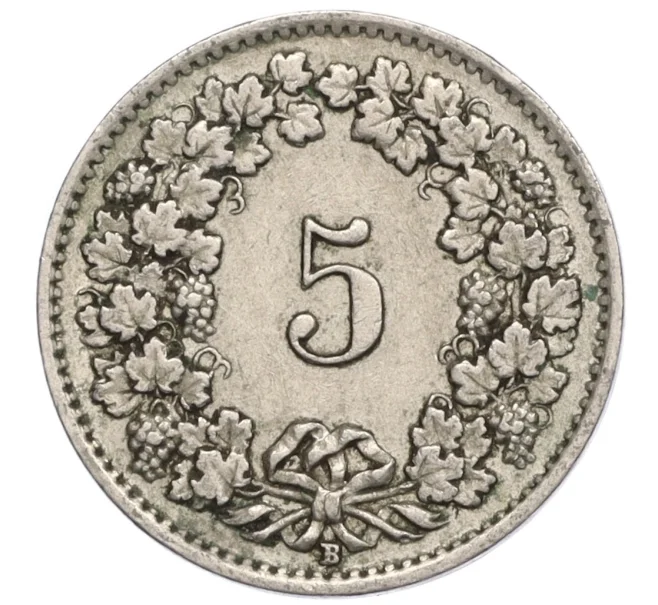 Монета 5 раппенов 1931 года Швейцария (Артикул K12-08246)