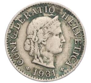 5 раппенов 1931 года Швейцария