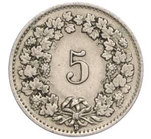 5 раппенов 1931 года Швейцария — Фото №2