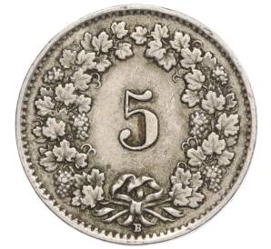 5 раппенов 1931 года Швейцария — Фото №2