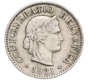 5 раппенов 1931 года Швейцария