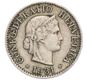 5 раппенов 1931 года Швейцария