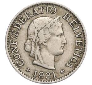 5 раппенов 1931 года Швейцария — Фото №1