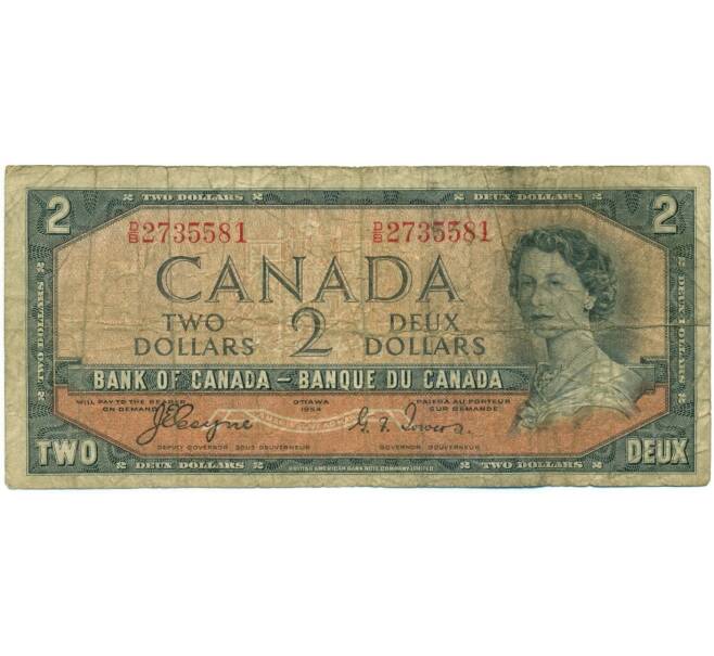 Банкнота 2 доллара 1954 года Канада (Артикул K12-08553)