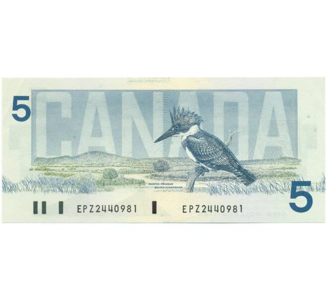 Банкнота 5 долларов 1986 года Канада (Артикул K12-08556)