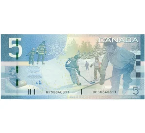 5 долларов 2006 года Канада