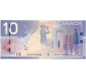 10 долларов 2005 года Канада