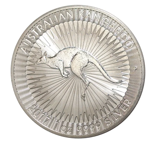 Монета 1 доллар 2017 года Австралия «Австралийский кенгуру» (Артикул M2-6767)