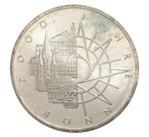 10 марок 1989 года Германия «2000 лет городу Бонн» — Фото №1