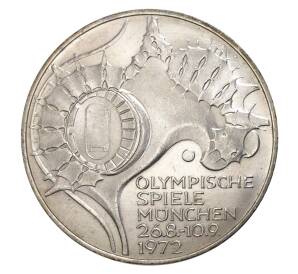 10 марок 1972 года G Германия «XX летние Олимпийские Игры в Мюнхене — Стадион» — Фото №1