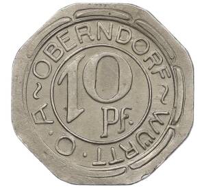 10 пфеннигов 1918 года Германия — город Оберндорф (Нотгельд) — Фото №2