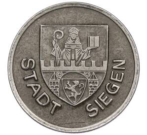 50 пфеннигов 1918 года Германия — город Зиген (Нотгельд) — Фото №1