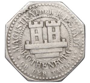 10 пфеннигов 1917 года Германия — город Ротенбург в Баварии (Нотгельд) — Фото №1