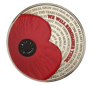 5 фунтов 2017 года Джерси «День памяти» — Фото №1