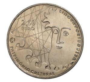 2.5 евро 2009 года Португалия «Португальский язык» — Фото №2
