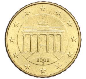 10 евроцентов 2002 года G Германия