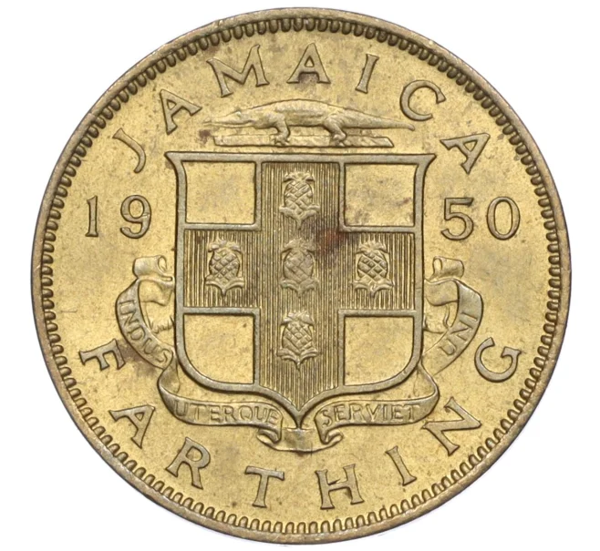 Монета 1 фартинг 1950 года Ямайка (Артикул K1-5236)