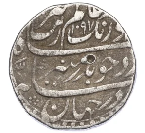 1 рупия 1712 года (АН 1097/29) Империя Великих Моголов — Аурангзеб Аламгир
