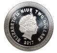 Монета 2 доллара 2017 года Ниуэ «Сова» (Артикул M2-6840)