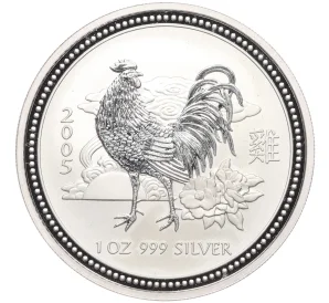 1 доллар 2005 года Австралия «Китайский гороскоп — Год петуха»