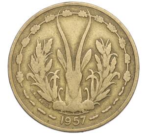 25 франков 1957 года Французская Западная Африка (Того)