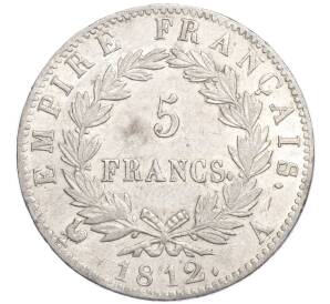 5 франков 1812 года A Франция — Фото №1
