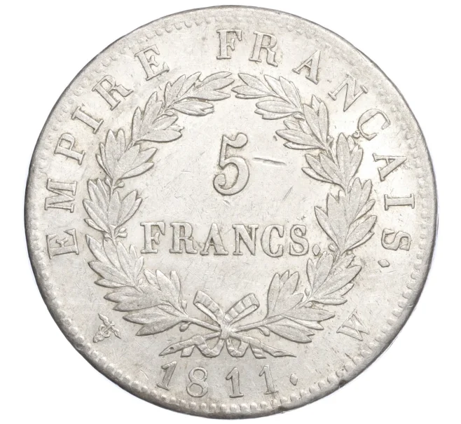 Монета 5 франков 1811 года W Франция (Артикул M2-73914)