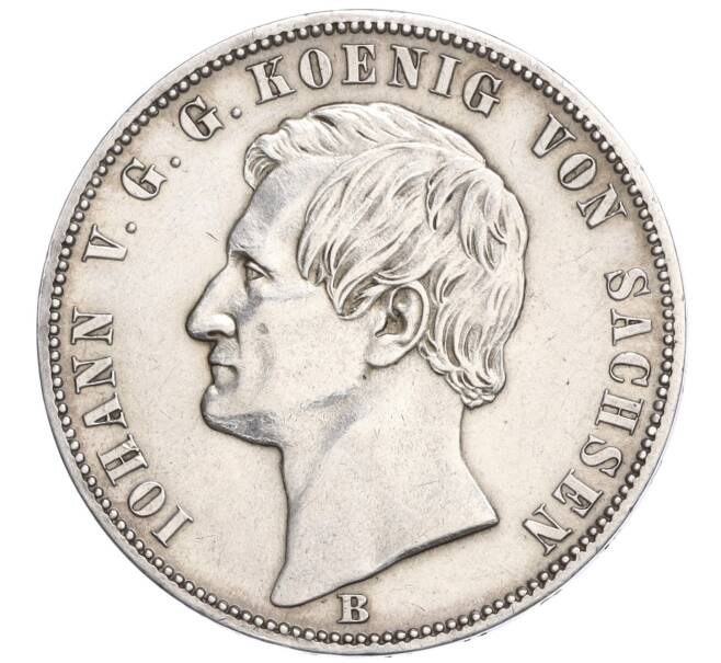Монета 1 талер 1871 года Саксония «Победа над Францией» (Артикул M2-73920)
