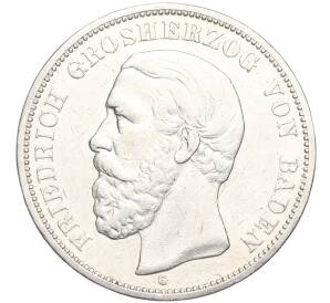 5 марок 1901 года G Германия (Баден) — Фото №1