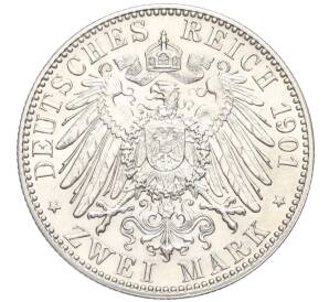 2 марки 1901 года Германия (Пруссия) «200-летие Пруссии» — Фото №2