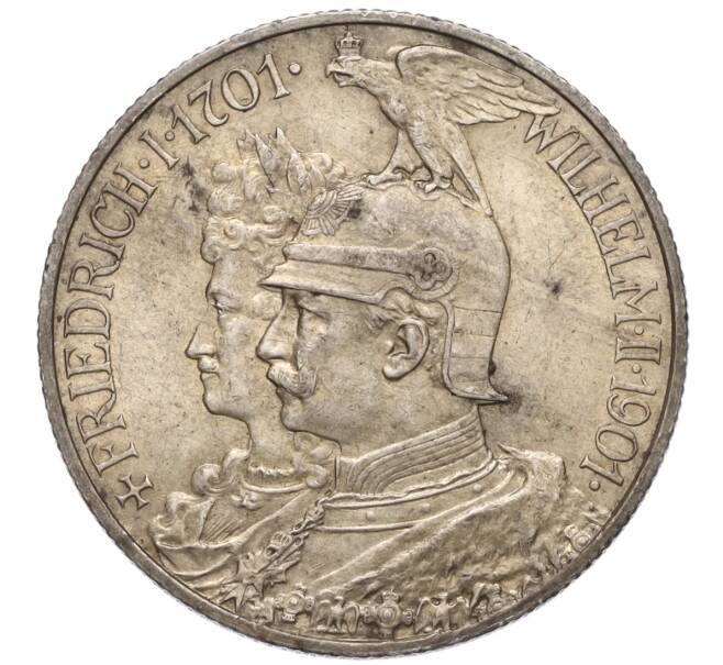 Монета 2 марки 1901 года Германия (Пруссия) «200-летие Пруссии» (Артикул M2-73941)