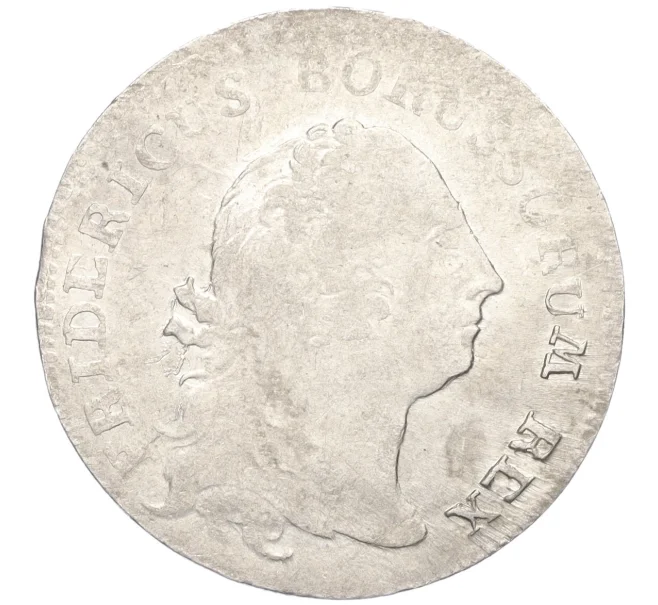 Монета 1/3 рейхсталера 1758 года Пруссия (Артикул M2-73946)