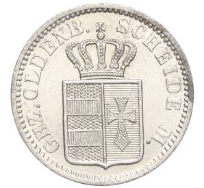 1/2 гроша 1858 года Ольденбург — Фото №2