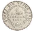Монета 1/6 талера 1862 года A Ангальт-Бернбург (Артикул M2-73965)