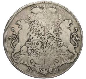 1 кроненталер 1759 года Бавария