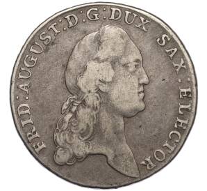 1 конвенсталер 1783 года Саксония — Фото №1