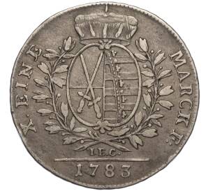 1 конвенсталер 1783 года Саксония — Фото №2