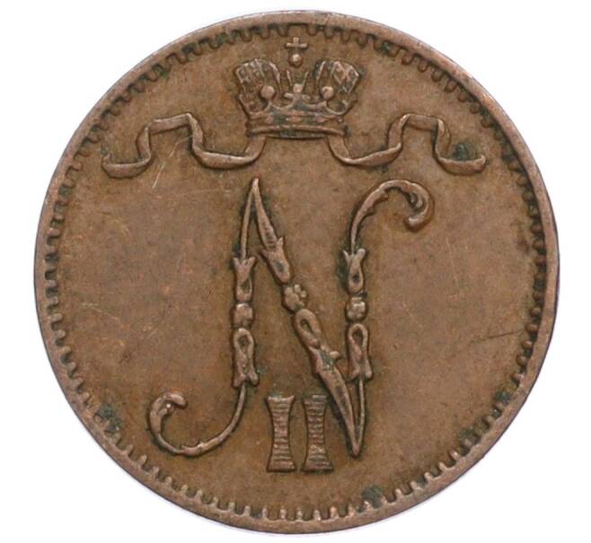 Монета 1 пенни 1908 года Русская Финляндия (Артикул M1-59233)