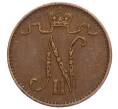Монета 1 пенни 1908 года Русская Финляндия (Артикул M1-59234)