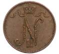 Монета 1 пенни 1908 года Русская Финляндия (Артикул M1-59235)
