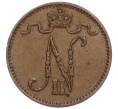 Монета 1 пенни 1908 года Русская Финляндия (Артикул M1-59238)