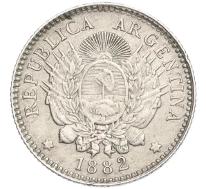 10 сентаво 1882 года Аргентина